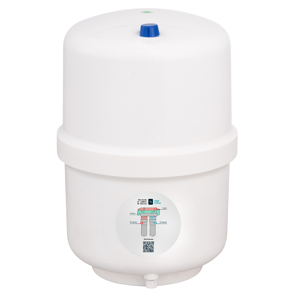 Purificador de agua por Osmosis Inversa 4 Etapas con bomba + Filtro Alcalino
