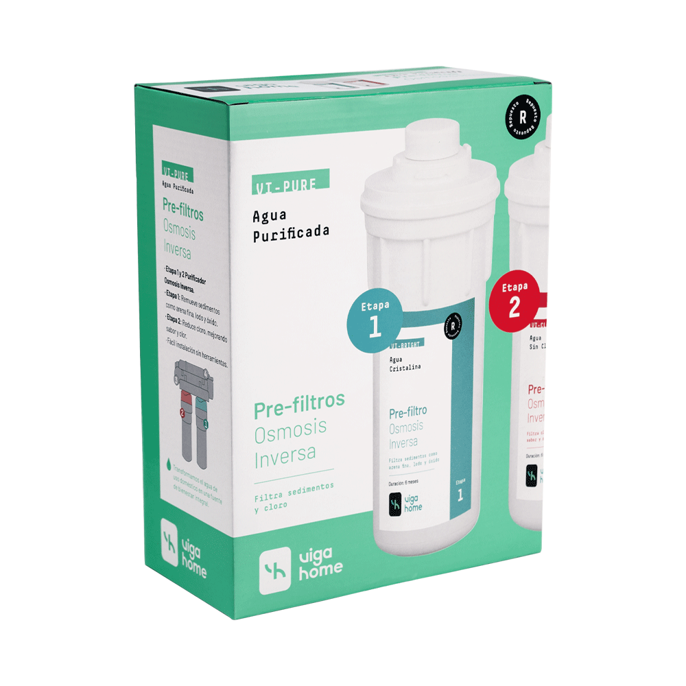 Repuesto 2 Pre Filtros Osmosis Inversa - Purificador de Agua