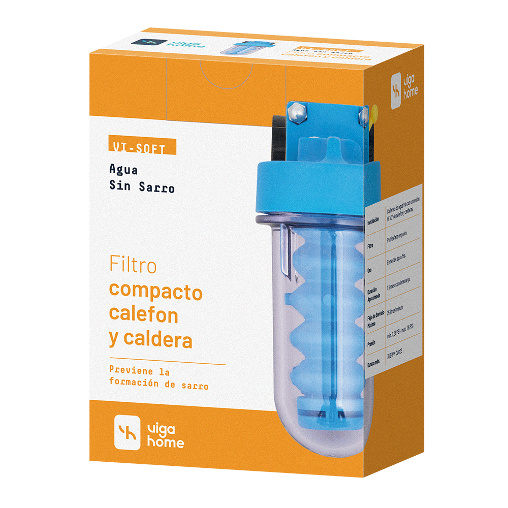 Filtro antisarro compacto para calefon y calderas