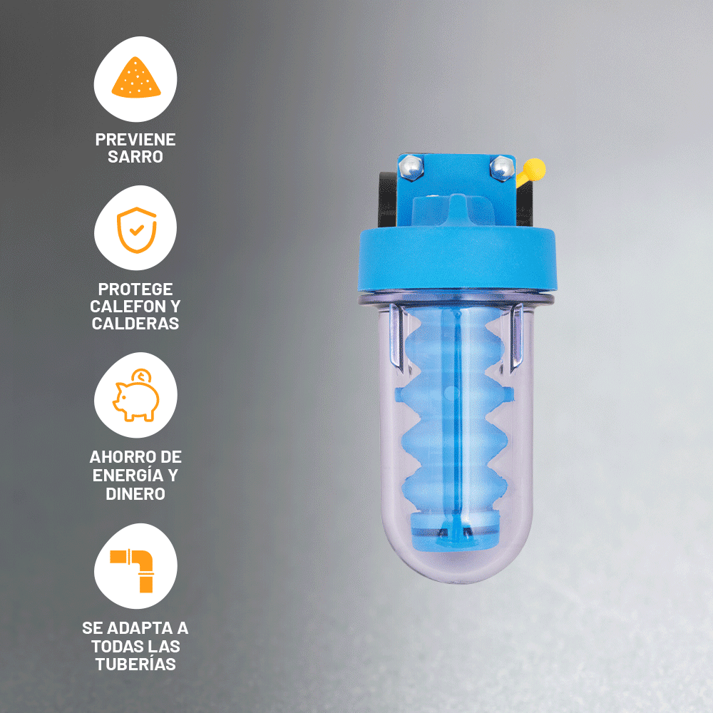 Filtro antisarro compacto para calefon y calderas