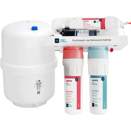 Purificador de agua por Osmosis Inversa con bomba