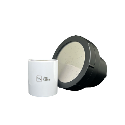 Pack Cabezal de ducha Amanda Negro + Pack 2 Repuestos