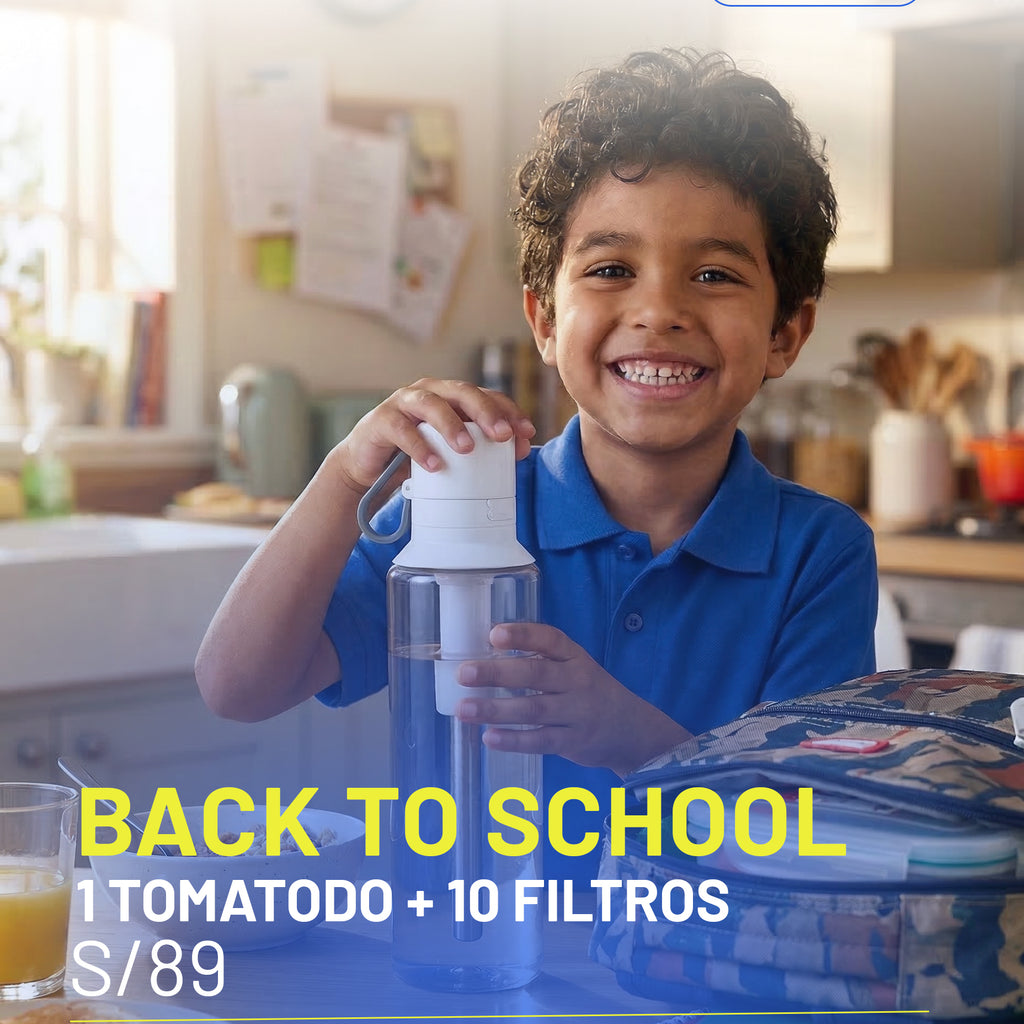 Tomatodo Filtrante + 2 Packs de 5 Filtros (10 filtros en total) – Edición Back to School