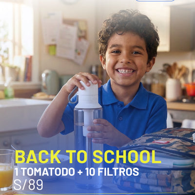 Tomatodo Filtrante + 2 Packs de 5 Filtros (10 filtros en total) – Edición Back to School