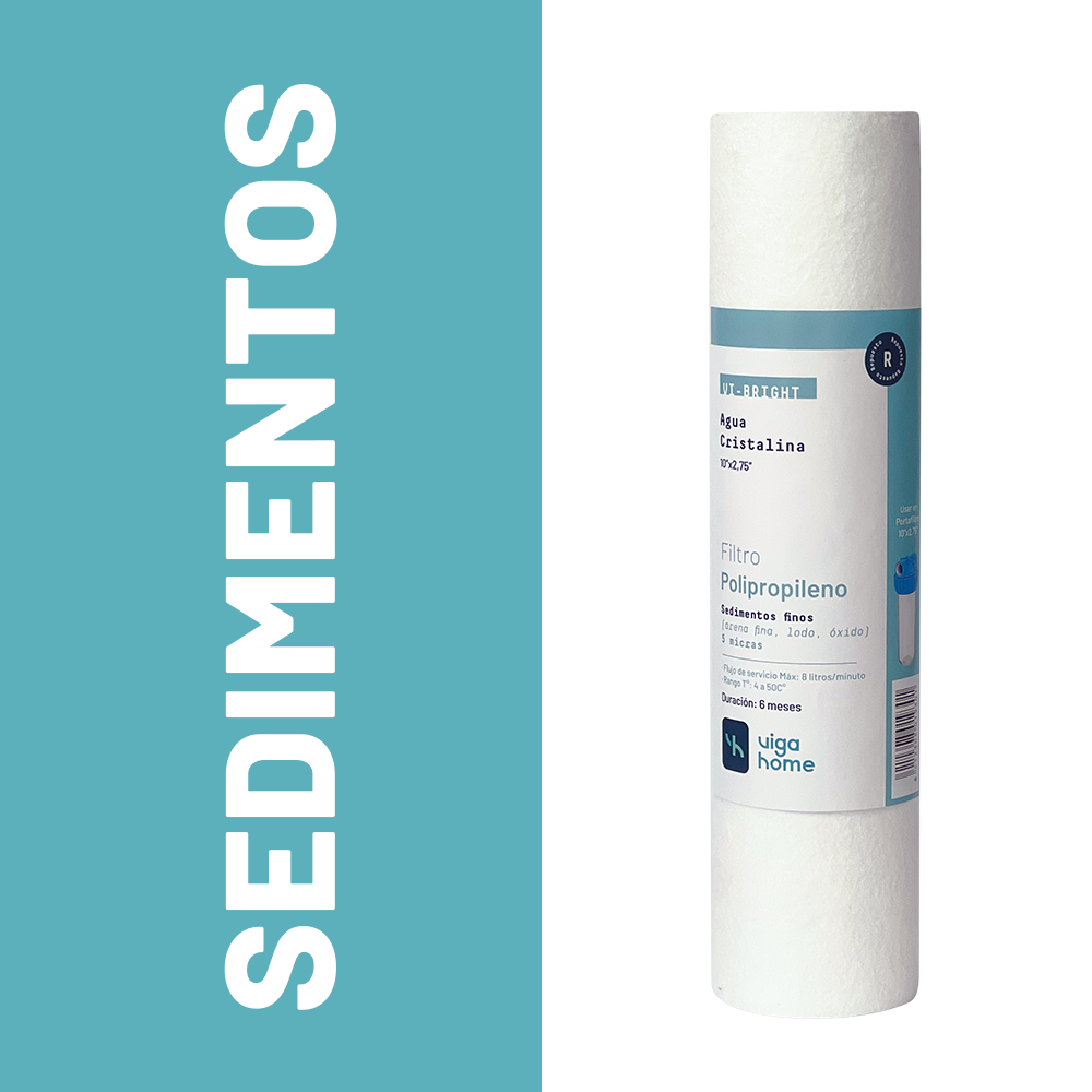 Pack Repuestos Triple Filtración - Esferas de Polifosfato, Carbón Block y Sedimentos PP05