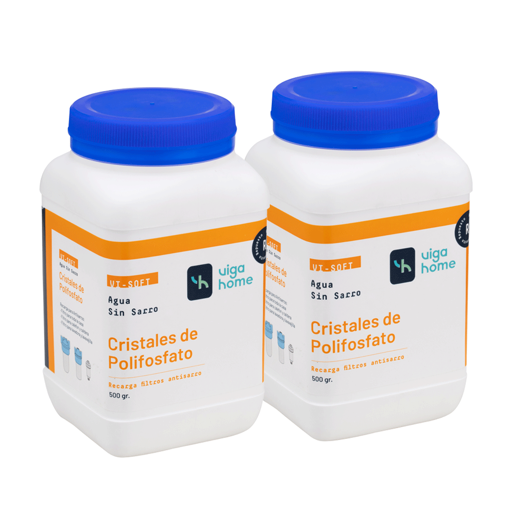 Suscripción Pack de 2 Cristales de polifosfato - para filtros antisarro