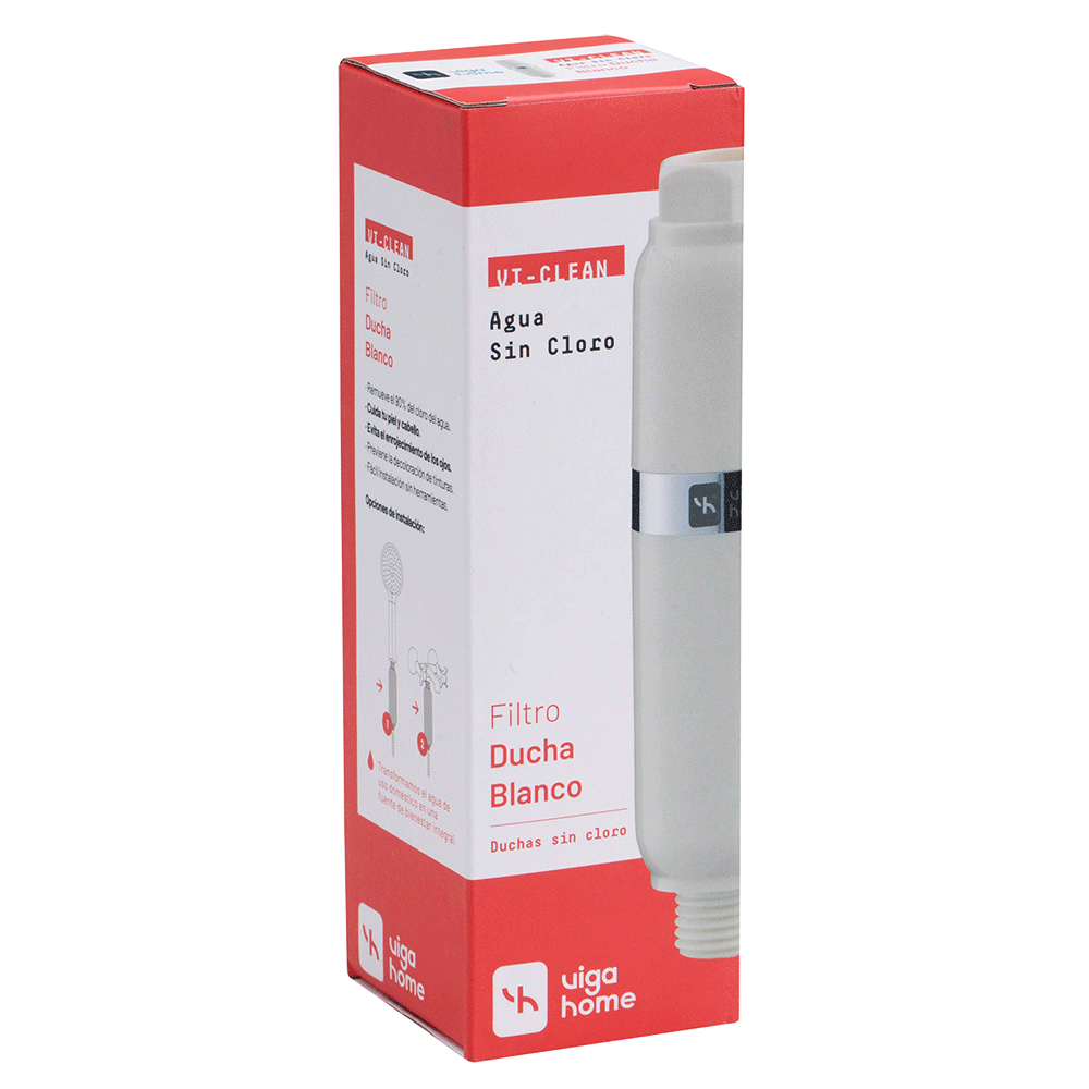 Pack 2 unidades Filtros ducha blanco