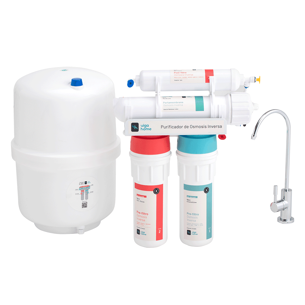Purificador de agua por Osmosis Inversa sin Instalación
